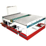 With automatic transfer machine（Roller conveyer）